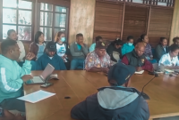 Rapat Kerja Pencegahan penyekit menular di Kabupaten Pegunungan Bintang Provinsi Papua Pegunungan. (Foto-Aquino Ningdana)