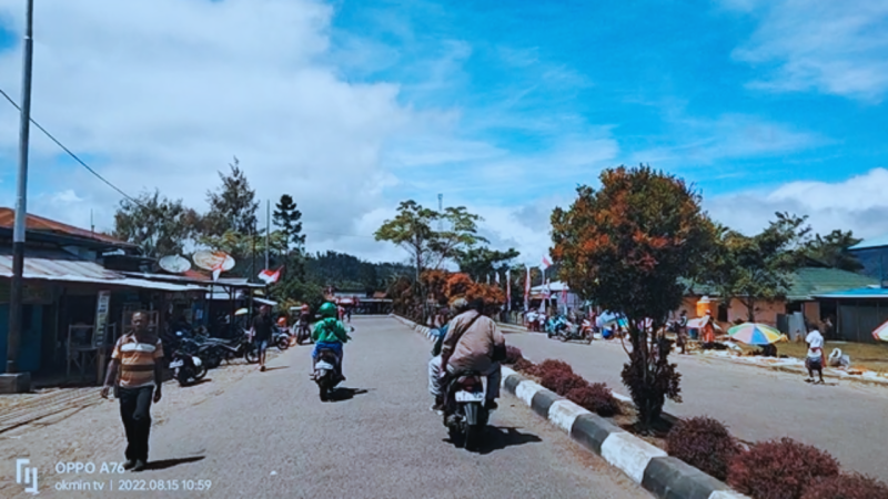 Kota Oksibil, Kabupaten Pegunungan Bintang Provinsi Papua Pegunungan. (DOC/OKMINTV.COM)