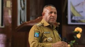 Bupati Kabupaten Pegunungan Bintang, Spei Yan Bidana, ST. M.Si (foto/bataspapua.com)