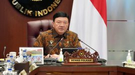 Menteri Koordinator Bidang Politik dan Keamanan Budi Gunawan memimpin rapat koordinasi membahas kondisi keamanan pasca demonstrasi