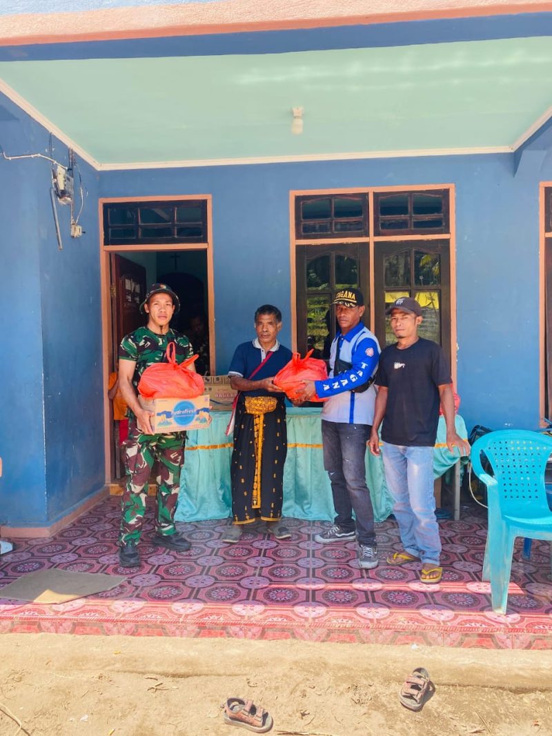 Keterangan foto:


Kementerian Sosial RI melalui Tagana dan Sentra Efata Kupang menyalurkan bantuan logistik serta menyiapkan dapur umum lapangan bagi korban banjir bandang di Kabupaten Nagekeo, NTT, Minggu (14/9/2025). Hingga saat ini, Kemensos telah menyalurkan bantuan senilai Rp644,3 juta dan memastikan kebutuhan dasar masyarakat terdampak terpenuhi.


Foto: Dokumentasi Dit PSKBA