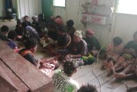 Masyarakat Pengungsi di Distrik Kiwirok Pegunungan Bintang. (Foto-tim)