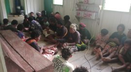 Masyarakat Pengungsi di Distrik Kiwirok Pegunungan Bintang. (Foto-tim)