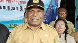 Plt Kepala Dinas Peternakan, Perikanan, dan Perkebunan, Libertus Uropmabin, SH