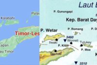 Wilayah kepulauan Alor dan Maluku Barat Daya.