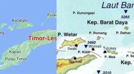 Wilayah kepulauan Alor dan Maluku Barat Daya.